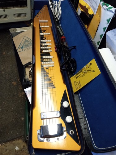 Vintage 1960’s HARMONY LAP STEEL GUITAR H1 Copper Lacquer Finish 34.5” 6 String