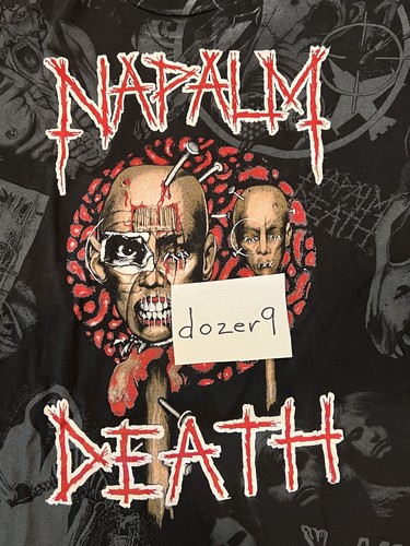 Napalm Death Fear Emptiness Despair Vintage 1994 Tour Shirt