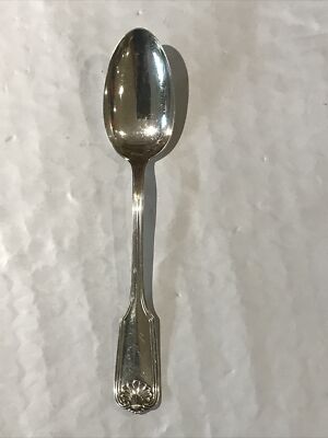 Towle Benjamin Franklin 5 O'Clock Teaspoon 5 3/4in. MONOGRAM  ''M.E.D'' 25g