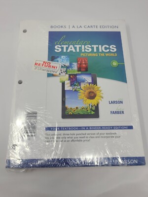 Elementary Statistics: Picturing the World, Books a la Carte Edition