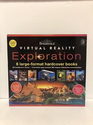 Virtual Reality Exploration - 6 Hardcover Interactive Book Set - Free Shipping!