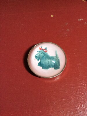 Scottie Dog Bubble CLICK Refrigerator Magnet From iPop, Design Nina Edwards 2006