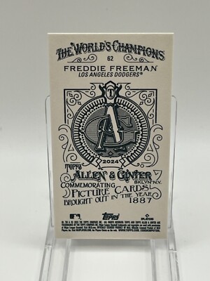 2024 Topps Allen & Ginter - A&G Back Mini - Pick Your Card Free Shipping