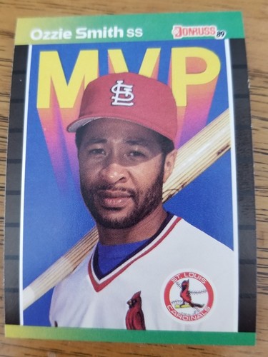 スポーツ選手 baseball card OZZIE SMITH 1989 Donruss MVP Baseball Card #BC-14 Mint | eBay