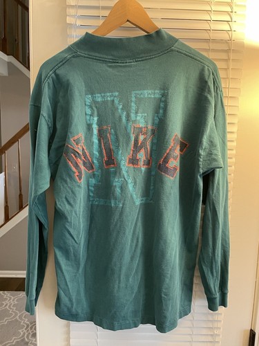 Vintage Nike Long Sleeve T Shirt 90's 2 Sided Single Stitch