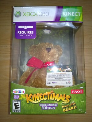 Kinectimals Now With Bears Limited Edition + FAO Bear Plush Xbox 360 Kinect