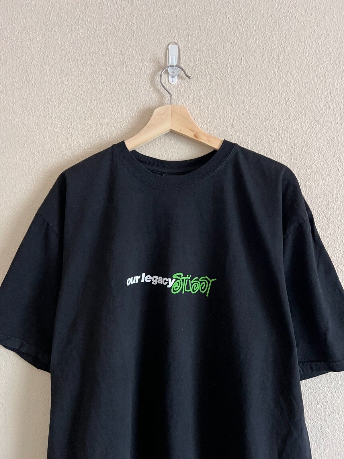 Stussy x Our Legacy Workshop Pigment Dyed Sport Tee - Size Stussy x Our Legacy Workshop Pigment Dyed Sport Tee - Size