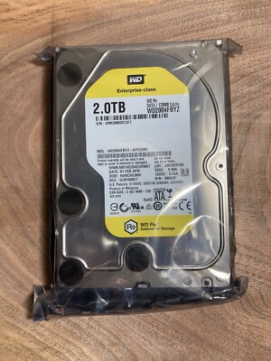 Western Digital Re 2TB 3.5'' Internal Hard Drive WD2004FBYZ New, Factory Sealed