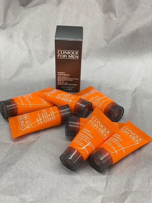 10 Clinique Men Super Energizer Anti-Fatigue Hydrating Concentrate in BOX NEW