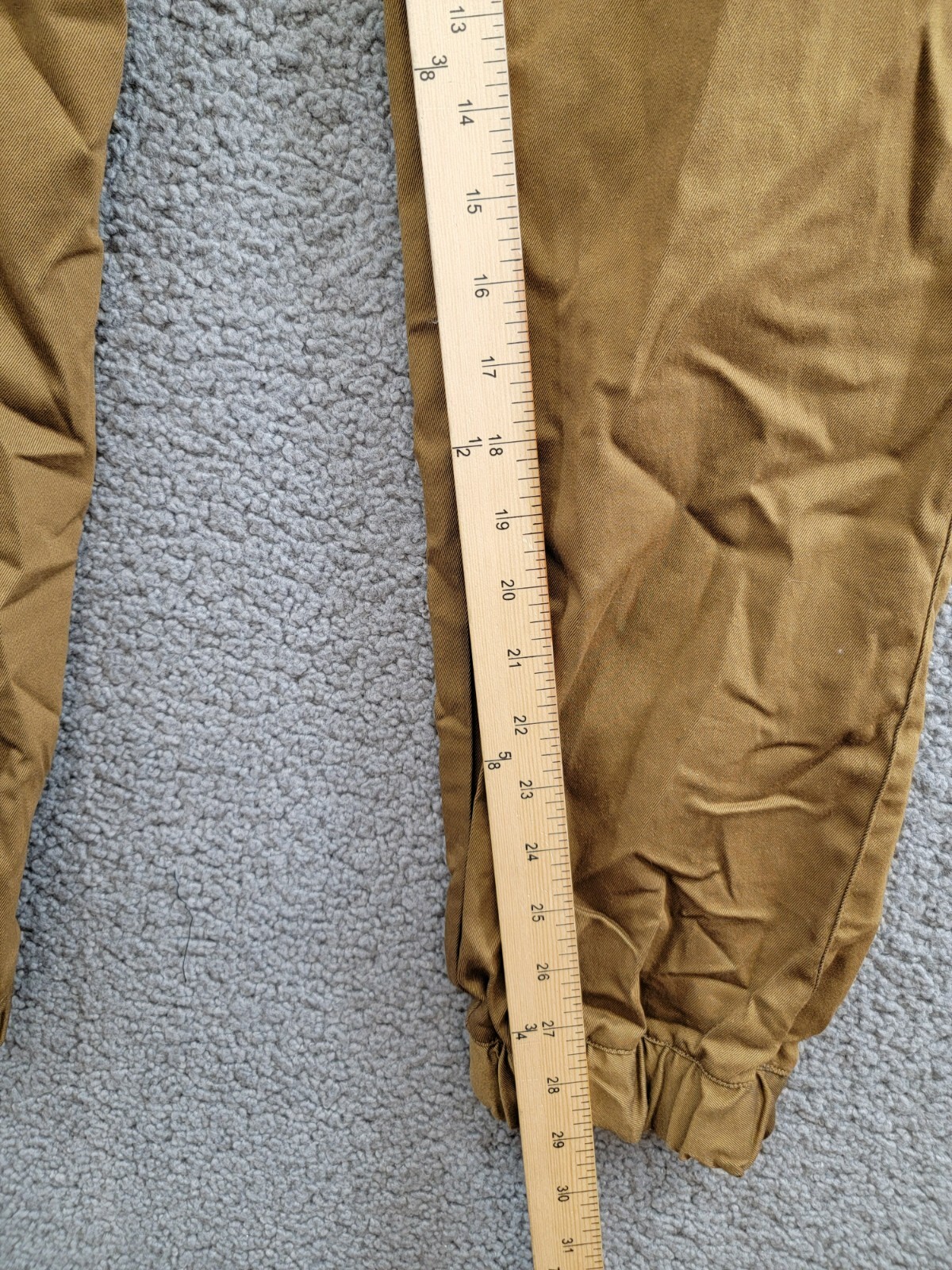 Galaxy By Harvic Basic Stretch Twill Joggers Men's XL Timber Drawstring Waist - Picture 7 of 15