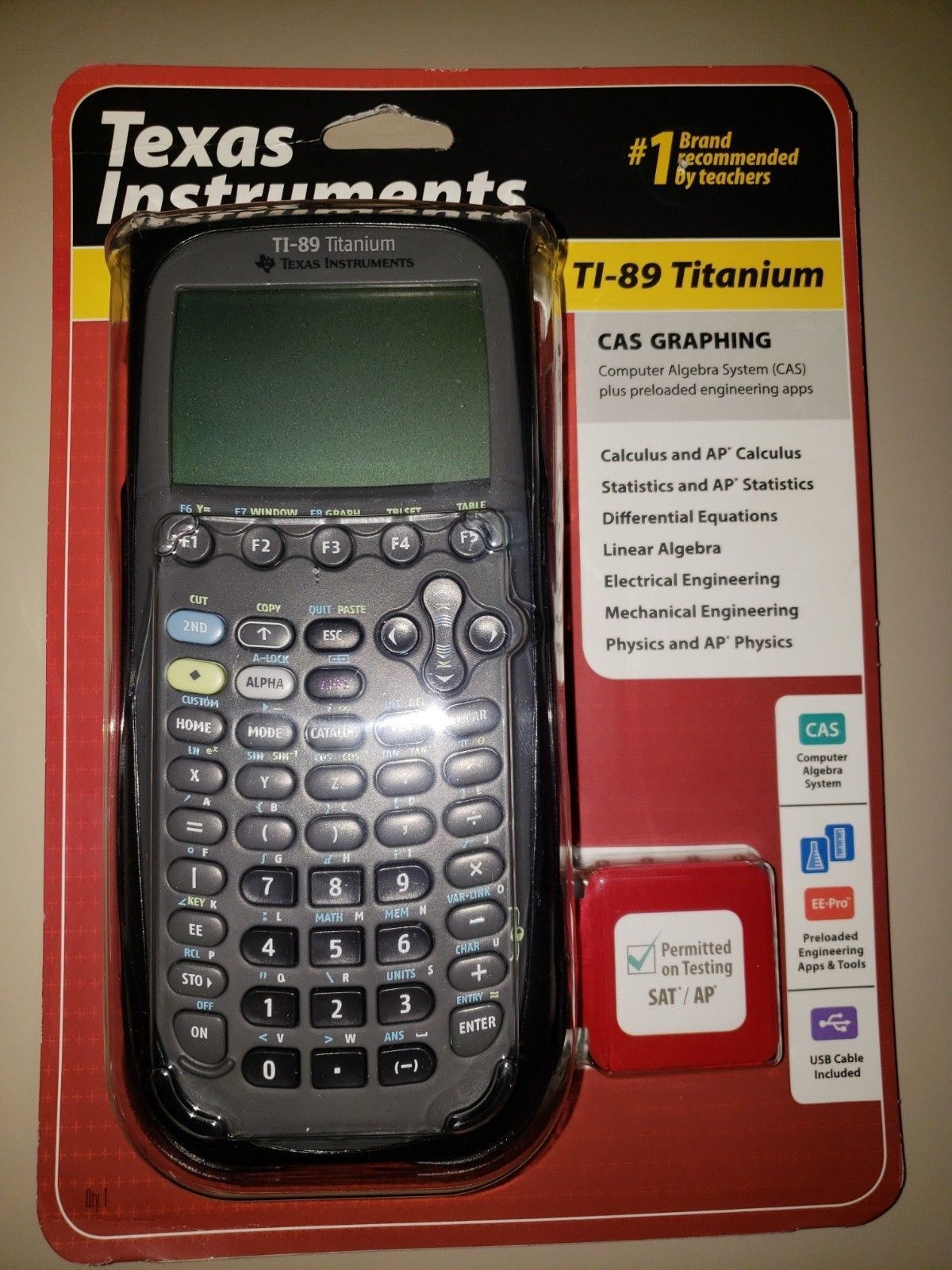 Texas Instruments TI-89 Titanium Graphing CALCULATOR BRAND Texas Instruments TI-89 Titanium Graphing CALCULATOR BRAND