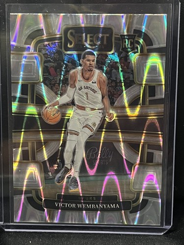 バルベルデ Panini Select RC Silver Prizm 2023-24 Panini Select Victor Wembanyama Concourse Tectonic
