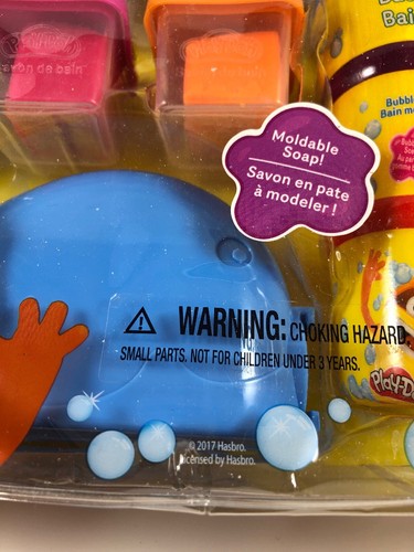 Play-Doh Bath Soap Molder Set, with 2 Stencils and 6 different colors