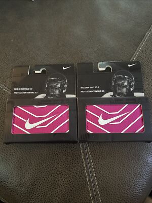 Nike Unisex Chin Shield 3.0 Color BCA Vivid Pink/White Size OSFM New