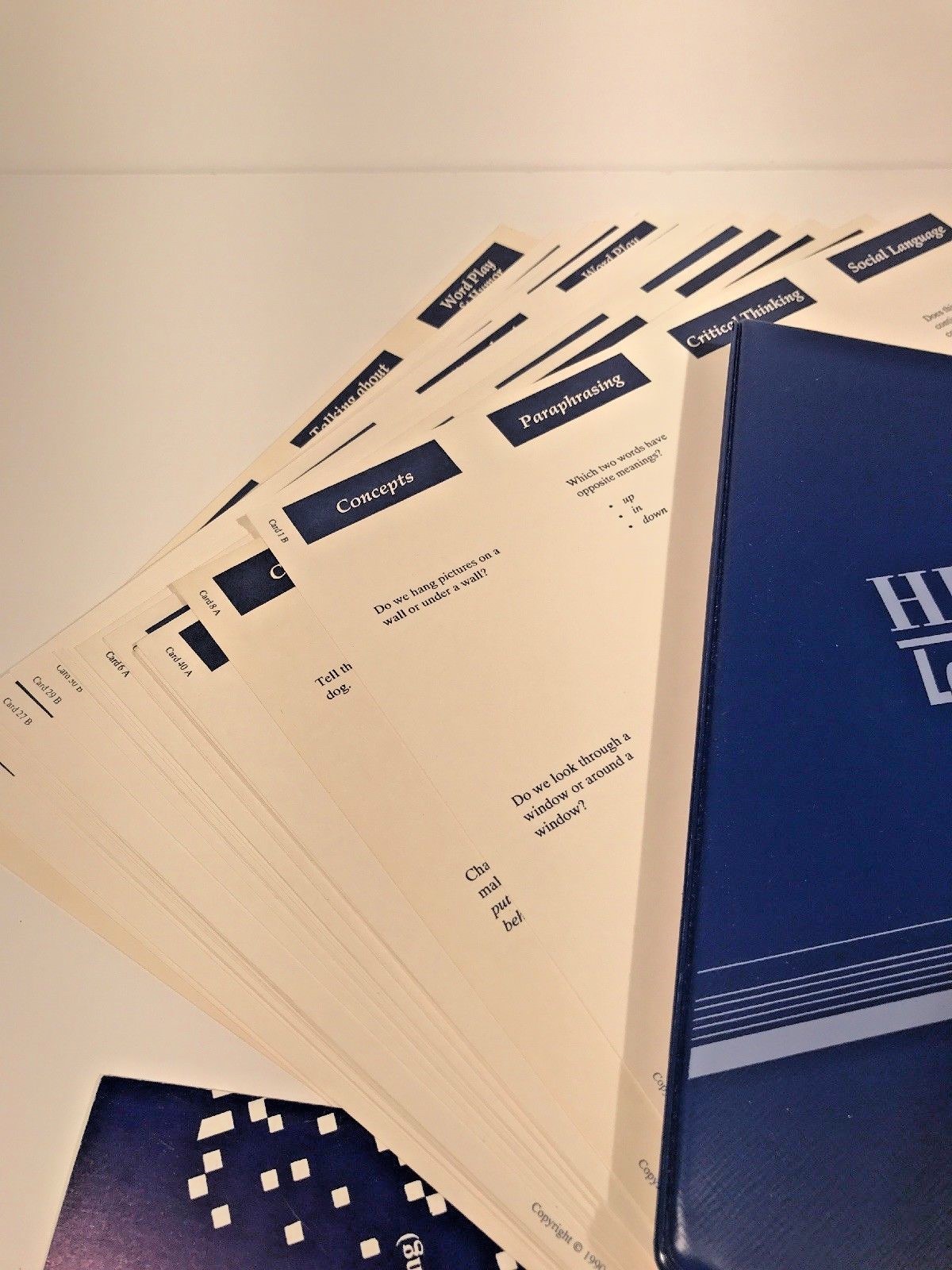 HELP Language Game 3 & 4 1990  Andrea Lazzari & Patricia Myers Peters