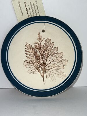 Blue Moon Pottery Handcrafted in USA -Bread Warmer Stoneware NWT