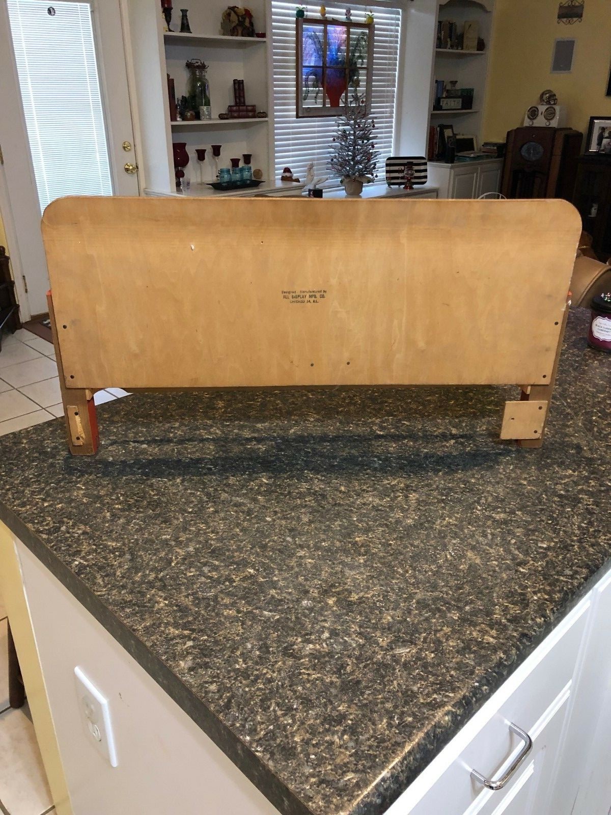 Very Rare Antique 1930's Motorola Collectible Car Radio Advertising Sign Wooden