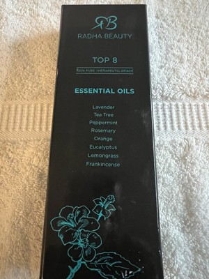Radha Beauty Aromatherapy Top 8 Essential Oils Set