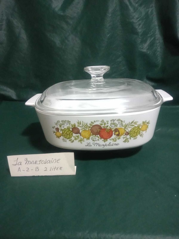 Rare Spice of Life La Marjolaine Casserole Baking Dish Corning