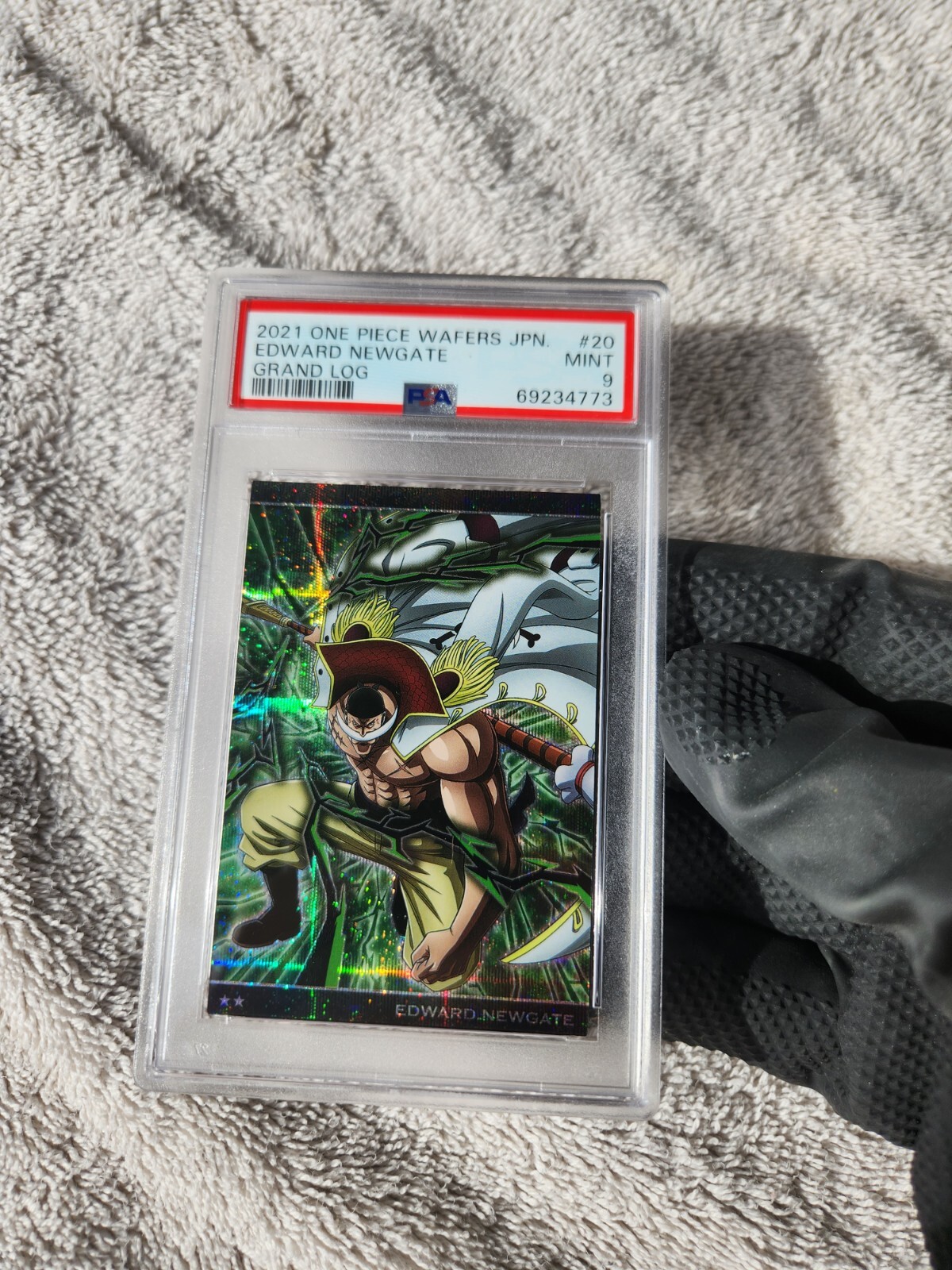 2021 One Piece Wafers Grand Log Japanese Edward Newgate Foil