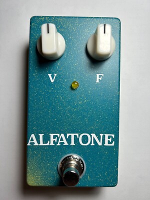 AlfaTone Fuzz Wrong #2 2023 - Aqua Yellow Blend (Mosrite Fuzzrite) Guitar Pedal