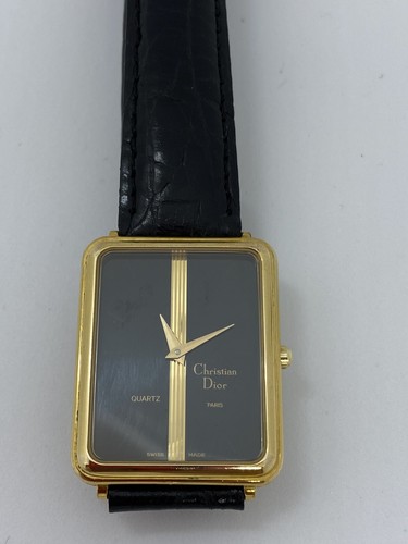 稼働 Christian Dior 腕時計 CD総柄 新品レザーベルト 838 稼働 Christian Dior 腕時計 CD総柄 新品レザーベルト 838