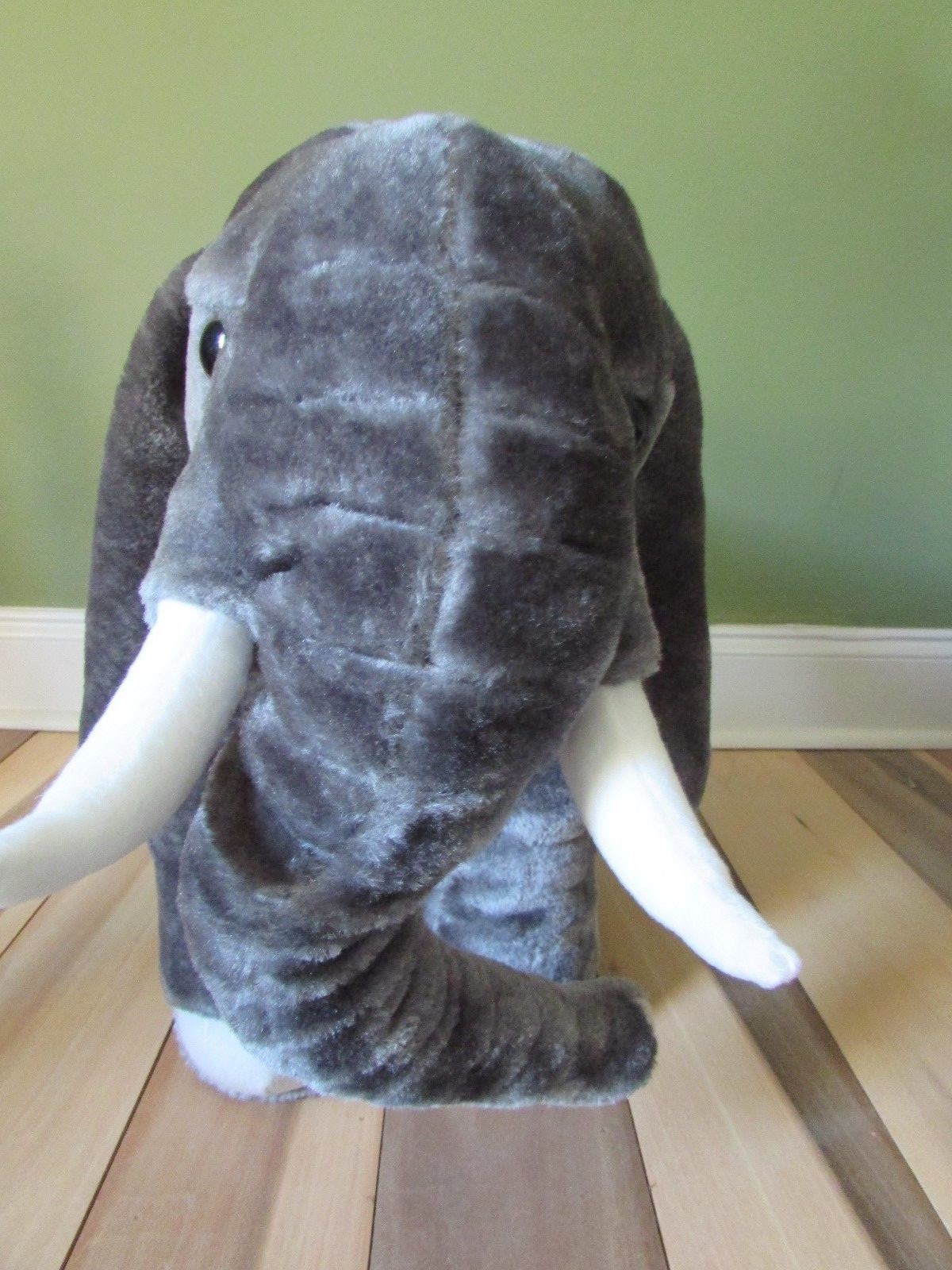 Melissa & Doug Giant Plush Elephant Lifelike Stuffed Animal Baby Nursery Decor