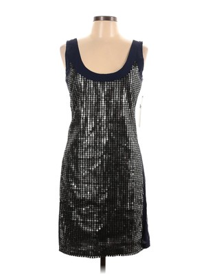 NWT UK Style by French Connection Women Silver Cocktail Dress 10