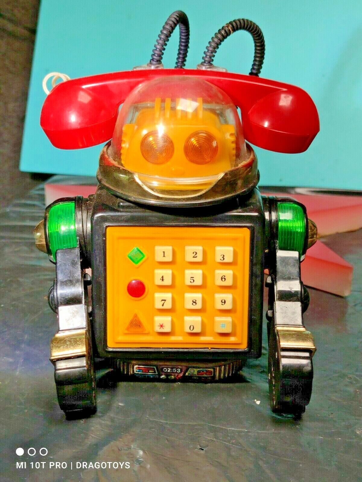VINTAGE ROBOT MELODY TEL-ROBOT TALKING TOY TAIWAN BATTERY VINTAGE ROBOT MELODY TEL-ROBOT TALKING TOY TAIWAN BATTERY