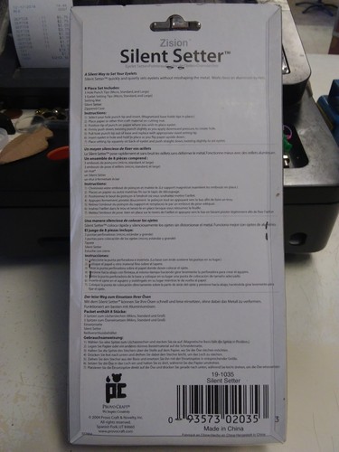 NEW Provo Craft Zision SILENT SETTER Tool Case & Eyelets Scrapbooking Crafts