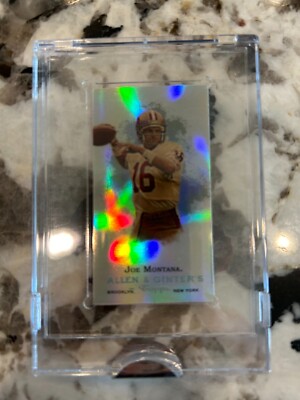 2008 eTopps JOE MONTANA Super Bowl Champions Allen & Ginter 896/999 HOFer 49ers