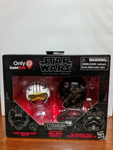 Star Wars Black Series Titanium Helmets 10 Luke Skywalker Tie Fighter Pilot