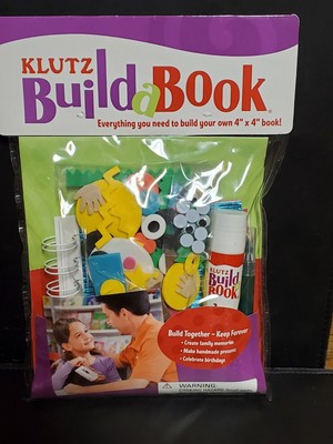 KLUTZ  Build a Book 4''x4'' crafts homeschooling activities family fun 