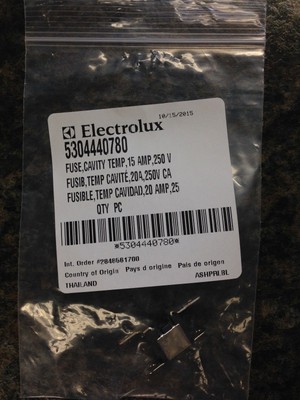 5304440780 Frigidaire Microwave Thermal Fuse