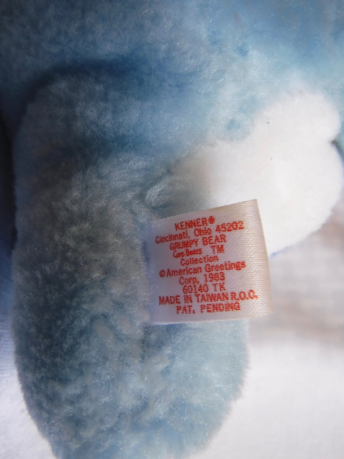 VIVINTAGE 1983 GRUMPY STORM CLOUD CARE BEARS CARE BEAR KENNER AMERICAN GREETINGS