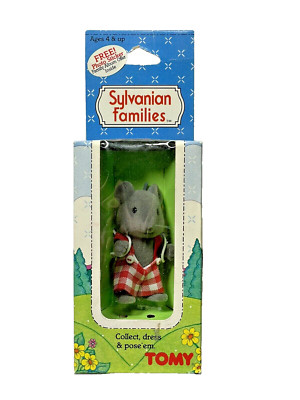 Sylvanian Families Lester Thistlethorn Grey Mouse Brother Calico Critters New