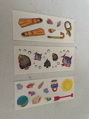 Creative Memories stickers summer/ beach theme  2''x5'' studio strips, you choose