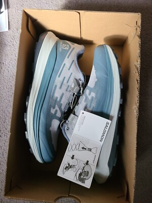 Size 8 - Salomon Ultra Glide Blue Stone/Pearl