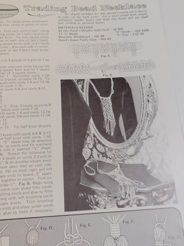 Wall Pot Hangers Jewelry Owl Mad about Macrame Hazel Pearson Handicrafts VTG 70s