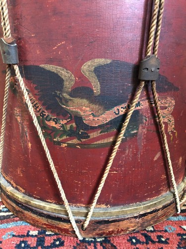 ORIGINAL CIVIL WAR  EAGLE DRUM Provenance Dehart A Dentist In An Ohio Regiment.