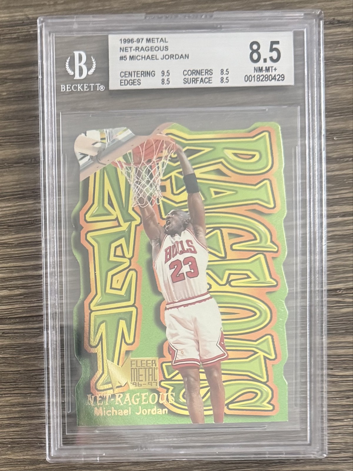 マイケル ジョーダン 96-97 Fleer Metal Decade of Excellence Michael