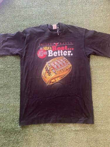 デッドストック1996 NBA CHAMPIONSシカゴブルズTシャツN2056