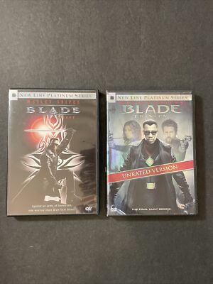 Blade / Blade Trinity New Line Platinum Series With 2 Nightstalking Comic Books