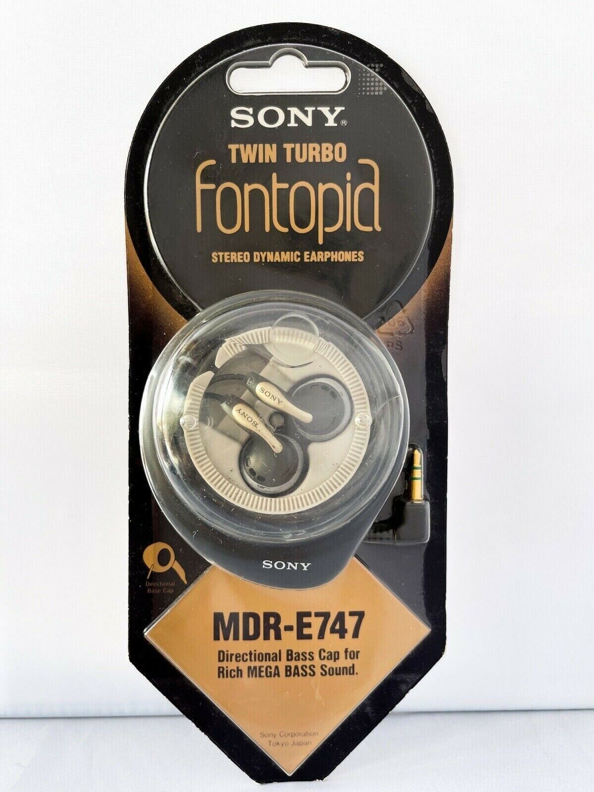 Sony Twin Turbo Fontopia MDR-E747 Stereo Dynamic Earphone Sony Twin Turbo Fontopia MDR-E747 Stereo Dynamic Earphone