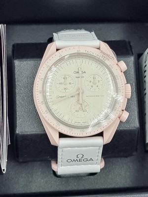 Pre-owned Venus Swatch X Omega Bioceramic Moonswatch Mission To