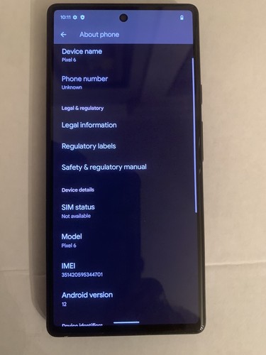Google Pixel 6 - 128GB - Stormy Black (T-Mobile) | eBay