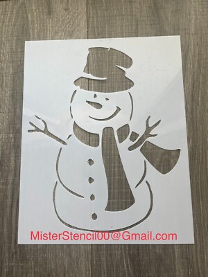 snowman paint/trace/drawing Size 8x10 reusable All sizes painting faces --