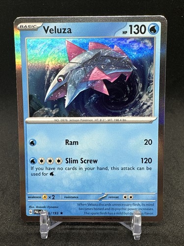 VELUZA 056/193 Holo Rare Scarlet Paldea Evolved Pokemon TCG