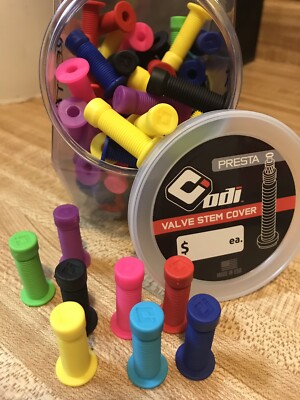 ODI Grips Valve Stem Covers/Caps  PRESTA valve set of 2