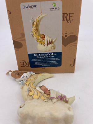 Enesco Jim Shore - Baby Sleeping on Moon Orn (4 ) #6011677